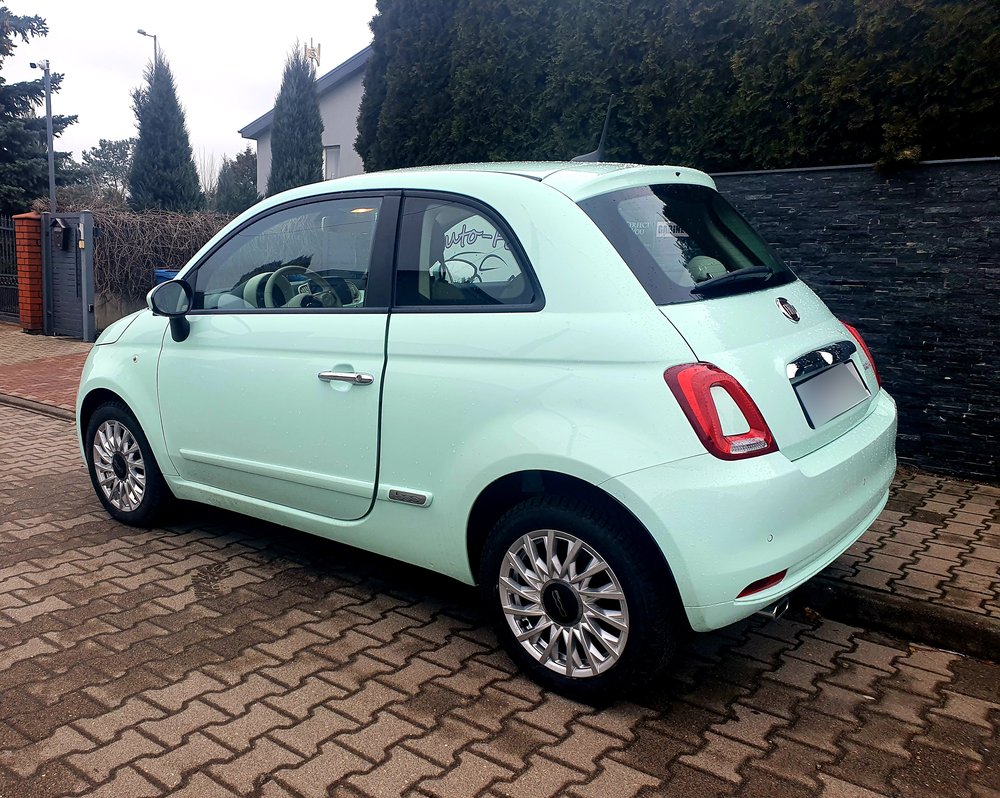 Fiat 500 Wynajem auta Kalisz, Konin, Ostrów Wielkopolski